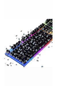 Işıklı Q Klavye - Mouse - Rgb Aydınlatmalı Türkçe Klavye- Oyuncu Klavyesi ürün fotoğrafı