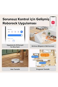 Vacuum Cleaner Q8 Max Robot Süpürge Beyaz ürün fotoğrafı
