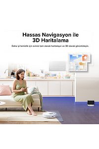 Q7 Max Beyaz Akıllı Robot Süpürge ürün fotoğrafı