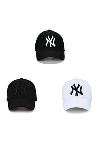 Ny New York 3'lü Unisex Set Şapka Siyah ürün fotoğrafı