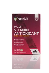 Multivitamin Antioxidant Resveratrol Glutatyon 30 Tablet ürün fotoğrafı