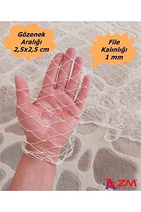 Balkon Filesi 2,5x5 Metre Kuş Filesi Kedi Filesi Güvercin Önleme Ağı ürün fotoğrafı