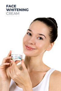 Leke Karşıtı Cilt Aydınlatıcı Beyazlatıcı Nemlendirici Krem Face Whitening Cream(ARBUTİN) 50 ml ürün fotoğrafı
