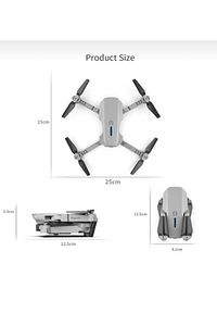 E88 Pro Çift Kameralı Drone Led Işıklı Wi-Fi App Ve Uzaktan Kumanda Kontrollü Katlanabilir Şarjlı ürün fotoğrafı