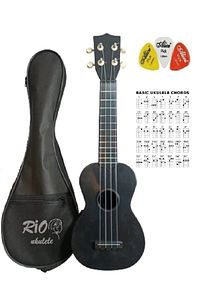 Kompozit Kırılmaz Soprano Siyah Ukulele Kılıf Pena(54 CM) ürün fotoğrafı