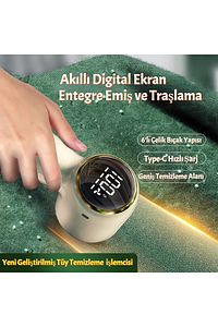 Dijital Ekranlı Şarjlı Tüy Temizleme Ve Tiftik Temizleme Makinesi Tiftik Toplayıcı ürün fotoğrafı