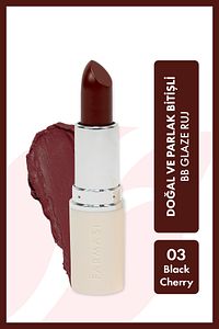 BB GLAZE RUJ 03 BLACK CHERRY 4 GR ürün fotoğrafı