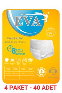 Emici Külot Medium(80-110CM) Large(100-140CM) 4 Paket 40 Adet ürün fotoğrafı