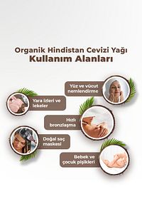 Organik Soğuk Sıkım Hindistan Cevizi Yağı 337 ml (VEGAN) ürün fotoğrafı