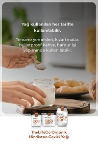 Organik Soğuk Sıkım Hindistan Cevizi Yağı 337 ml (VEGAN) ürün fotoğrafı