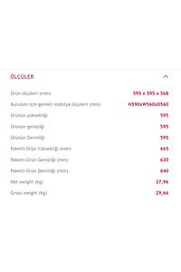 HOT3051BI Siyah Ankastre Fırın ürün fotoğrafı