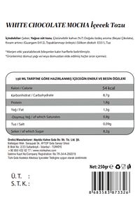 Nish Frappe, White Chocolate Mocha Aromalı Toz İçecek 2’li Set (2X250 Gr) ürün fotoğrafı