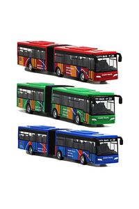 Oyuncak Körüklü Metal Otobüs Metrobüs Çek Bırak 1:48 22 Cm Büyük Model ürün fotoğrafı