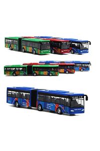 Oyuncak Körüklü Metal Otobüs Metrobüs Çek Bırak 1:48 22 Cm Büyük Model ürün fotoğrafı