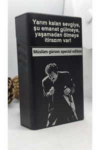 Kişiye Özel Resim - Yazı - Logo Yapılabilir Siyah Şık Trend Sigara Kutusu - Trend Ürün ürün fotoğrafı