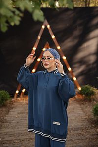 Kadın eşofman takım Pamuk Alt Üst Kadın Tesettür Takımı ürün fotoğrafı