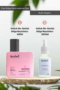 Genital Bölge Koltuk Altı Diz Dirsek Kararma Karşıtı Aydınlatıcı Renk Açıcı Krem ürün fotoğrafı