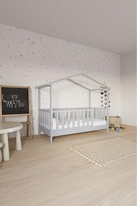 Montessori Bebek Ve Çocuk Doğal Çam Karyola ürün fotoğrafı