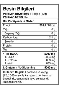 Big2 Karpuz Aromalı Bcaa Glutamine 600g Aminoasit Bcaa Glutamin ürün fotoğrafı