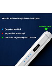 İos Android Windows Uyumlu Tablet Telefon Ipad Yazı Çizim Kalemi Yedek Uç ürün fotoğrafı