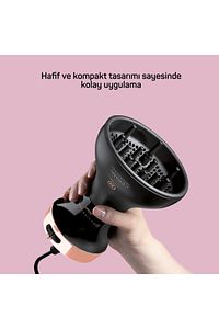 Ar5086 Bellissima Diffon Ceramic Kıvırcık Saçlara Özel Saç Kurutma Makinesi - Siyah ürün fotoğrafı