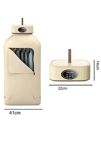 Katlanır Çamaşır Kurutma Makinesi Krem ürün fotoğrafı