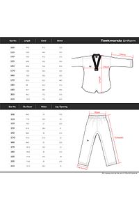Tusah Wt Onaylı Pro Fighter Fileli Dobok Taekwondo Tekvando Elbisesi Dubok ürün fotoğrafı