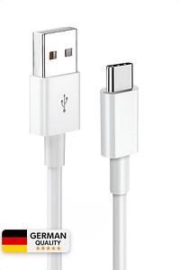 Woyax Samsung Xiaomi Oppo Reeder Huawei Uyumlu Usb To Type C Şarj Kablosu 1,2 M Beyaz ürün fotoğrafı
