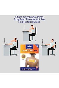 Thermal Hot Pro Sıcak Terapi Kuşağı | Bel, Boyun, Omuz Kas Ağrılarına Karşı 8 Saat Etkili ürün fotoğrafı