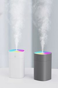 H2o Humidifier 400 ml Ulrasonik Hava - Oda- Araç Nemlendirici Buhar Makinesi Aroma Difüzörü 4507 ürün fotoğrafı