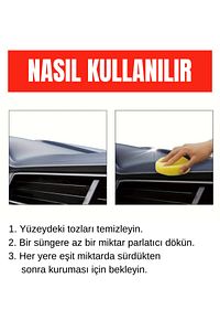 Oto Torpido Parlatıcı Süt, Plastik Aksam Yenileyici Ve Araba Göğüs Parlatıcı 5kg - Sünger Hediyeli ürün fotoğrafı