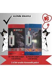 BLUE PET WORLD ROYAL KEDİ İÇ DIŞ SİNDİRİM SİSTEMİ RAHATLATICI 2 Sİ BİR ARADA ürün fotoğrafı