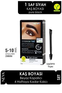 Eyebrow Tınt Kaş Boyası 15ml (vegan) 1 Saf Siyah ürün fotoğrafı