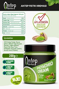 Antep Fıstık Kreması 200 gr - Antep Fıstığı Kreması ürün fotoğrafı