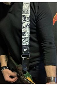 Hakiki Deri Uçlu Gitar Askısı (ASKI KİLİDİ VE PENA HEDİYE) ürün fotoğrafı