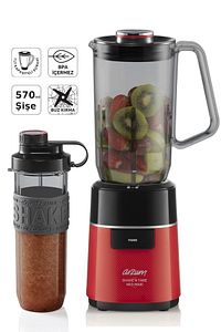 AR1174-K Shake'N Take Neo Maxi Sürahi Blender - Kırmızı ürün fotoğrafı