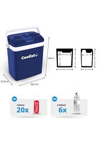 Clt18 12volt/220volt Ac/dc 18 Litre Sıcak/soğuk Oto Buzdolabı ürün fotoğrafı