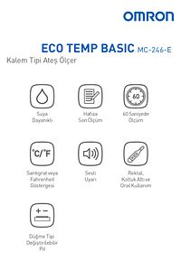 Eco Temp Basic, Suya Dayanıklı Beden Tipi Ateş Ölçer ürün fotoğrafı