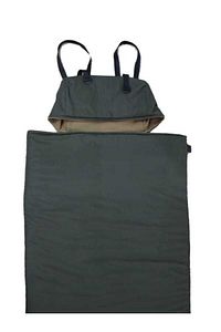 Haki Uyku Tulumu(-25 derece) Su Geçirmez(215×150 CM) 220 gr Elyaf/180 gr Polar Kamp&deprem ürün fotoğrafı