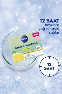 Perfect&matte Matlaştırıcı Gündüz Yüz Bakım Kremi 50ml, C Vitamini, Eşit Cilt Tonu, Nemlendirici ürün fotoğrafı