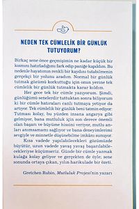 Mutluluk Projesi: Tek Cümlelik Günlük: 5 Yıllık Seyir Defteri (Ciltli Midi Boy) - Gretchen Rubin ürün fotoğrafı