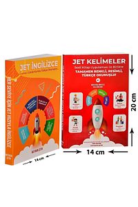 Jet Ingilizce Jet Kelimeler Ve Mobil Uygulama (3 LÜ SET) Ingilizce Eğitim Seti ürün fotoğrafı