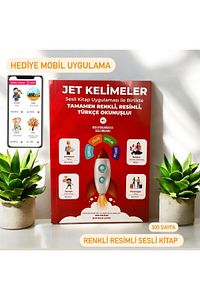 Jet Ingilizce Jet Kelimeler Ve Mobil Uygulama (3 LÜ SET) Ingilizce Eğitim Seti ürün fotoğrafı