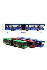Oyuncak Körüklü Metal Otobüs Metrobüs Çek Bırak 1:48 22 Cm Büyük Model ürün fotoğrafı