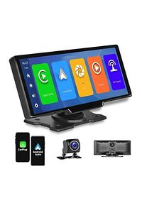 Tak Çalıştır Kablosuz Apple Carplay Ve Android Auto Oto Double Teyp Ön Ve Arka Kamera Hediyeli ürün fotoğrafı