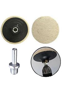 3'lü Set Mavi Cila Don Yağı Polisaj Parlatma Metal 1 Kg + Polisaj Keçesi 115 Mm + Matkap Aparatı M14 ürün fotoğrafı