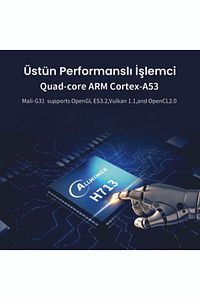 Taşınabilir Sinema Projektörü 1280 * 720p Ev Sineması Bluetooth Android 11 ürün fotoğrafı