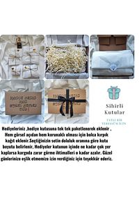 İkili Fincan , İkli Sunum Tabağı, İki Adet Papatya, Kuru Çiçek, Kahve Hediye Seti ürün fotoğrafı