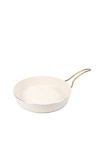 7 Parça Gold Demir Kulp Beyaz Granit Tencere Seti 24 Cm ürün fotoğrafı