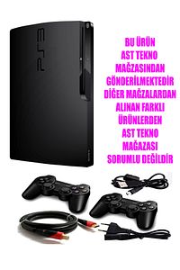 Sony Playstation 3 Slim 500 Gb ( Yenilenmiş ) 2 Kablosuz Kol 40 Dijital Oyun Garantili Ürün ürün fotoğrafı